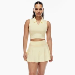 NWT Aritzia TnAction Stride Skirt Size S Lemonade